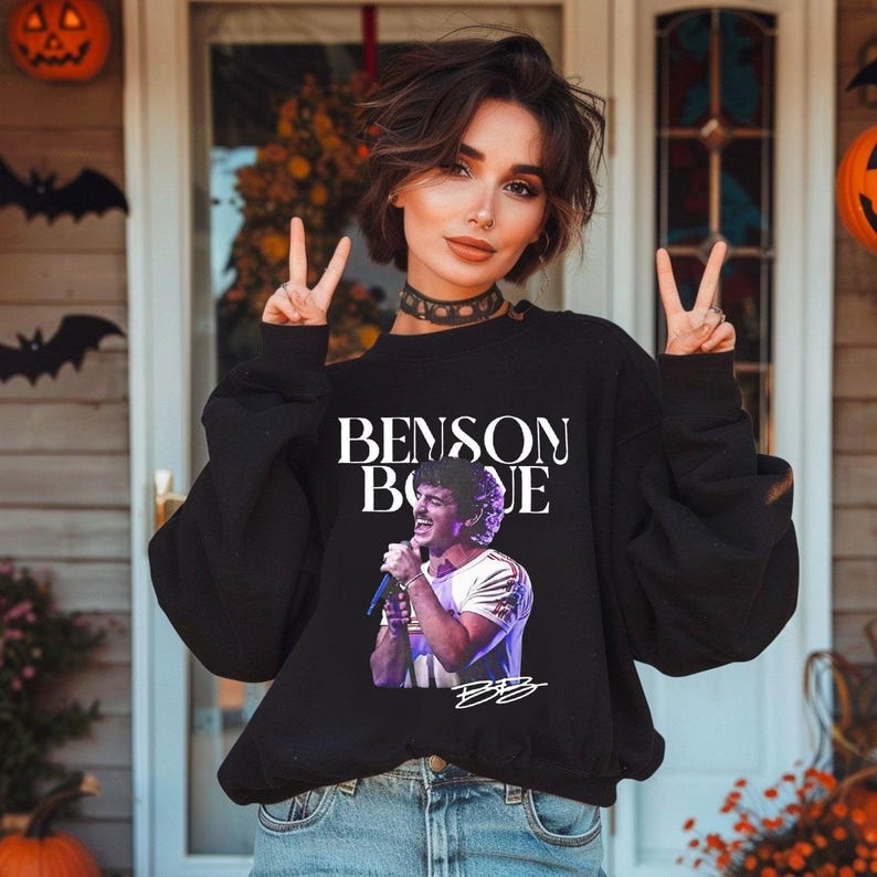 Benson Boone Sweatshirt And Tee Fireworks And Rollerblades World Tour Shirt