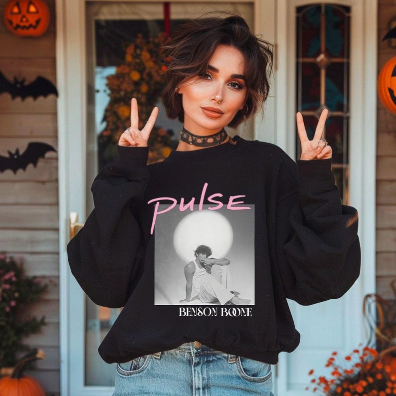 Benson Boone Music Tour Vintage Sweatshirt, Boone Concert Tee, Pulse Benson Boone Clothing