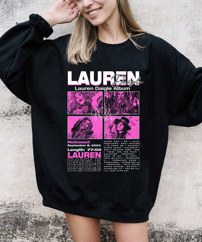 Lauren Daigle Shirt New Lauren Daigle The Kaleidoscope Tour -24 T-Shirt Shirt