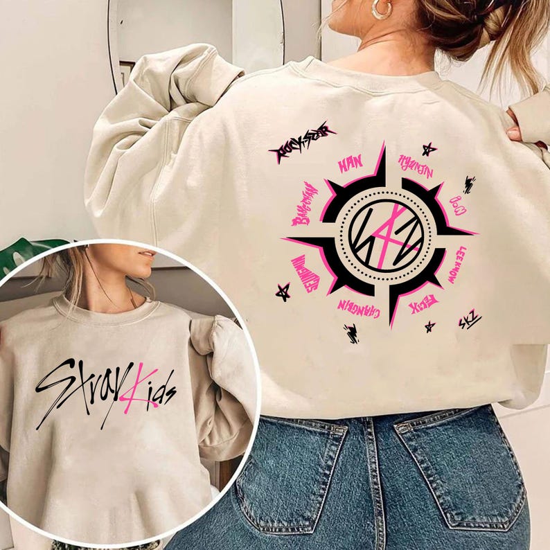 Stray Kids Album Sweatshirt Stray Kids Kpop Character