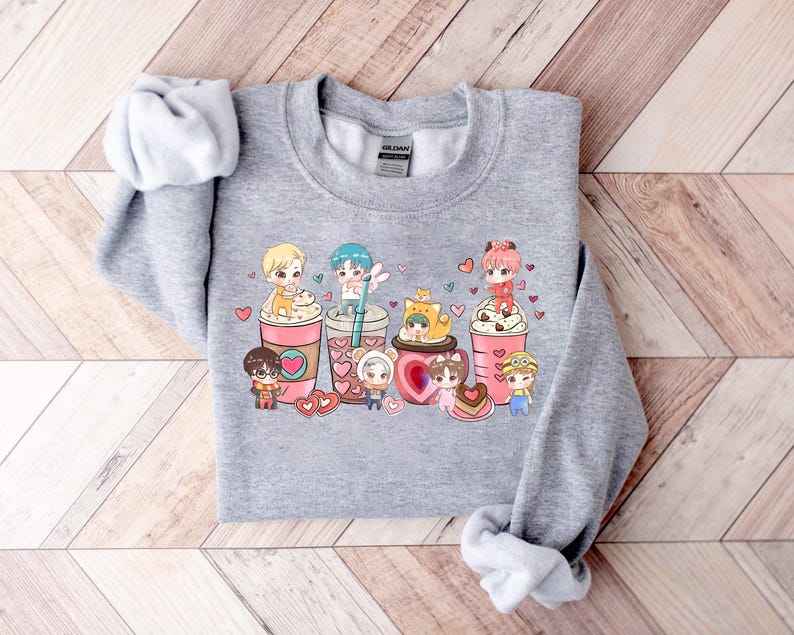 Cute Ateez Aniteez Coffee Sweatshirt Aniteez Kpop Shirt