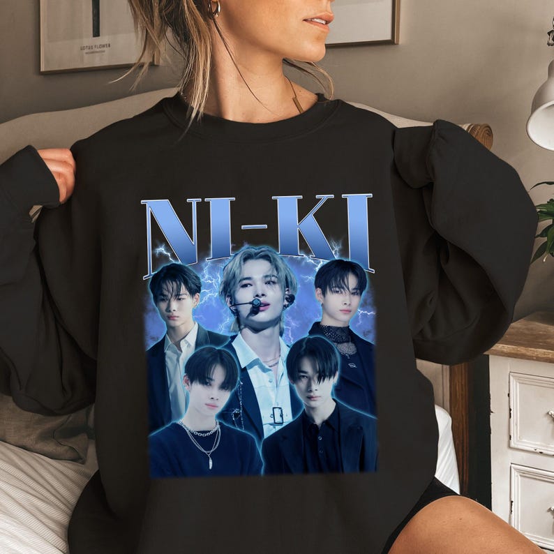 Niki Enhypen Kpop Vintage T-Shirt Enhypen Member Group Shirt
