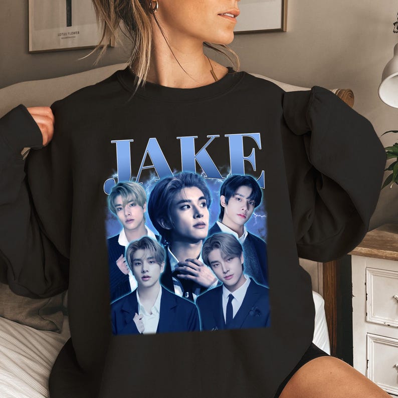 Retro Enhypen Jake Shirt Enhypen Member Group Shirt