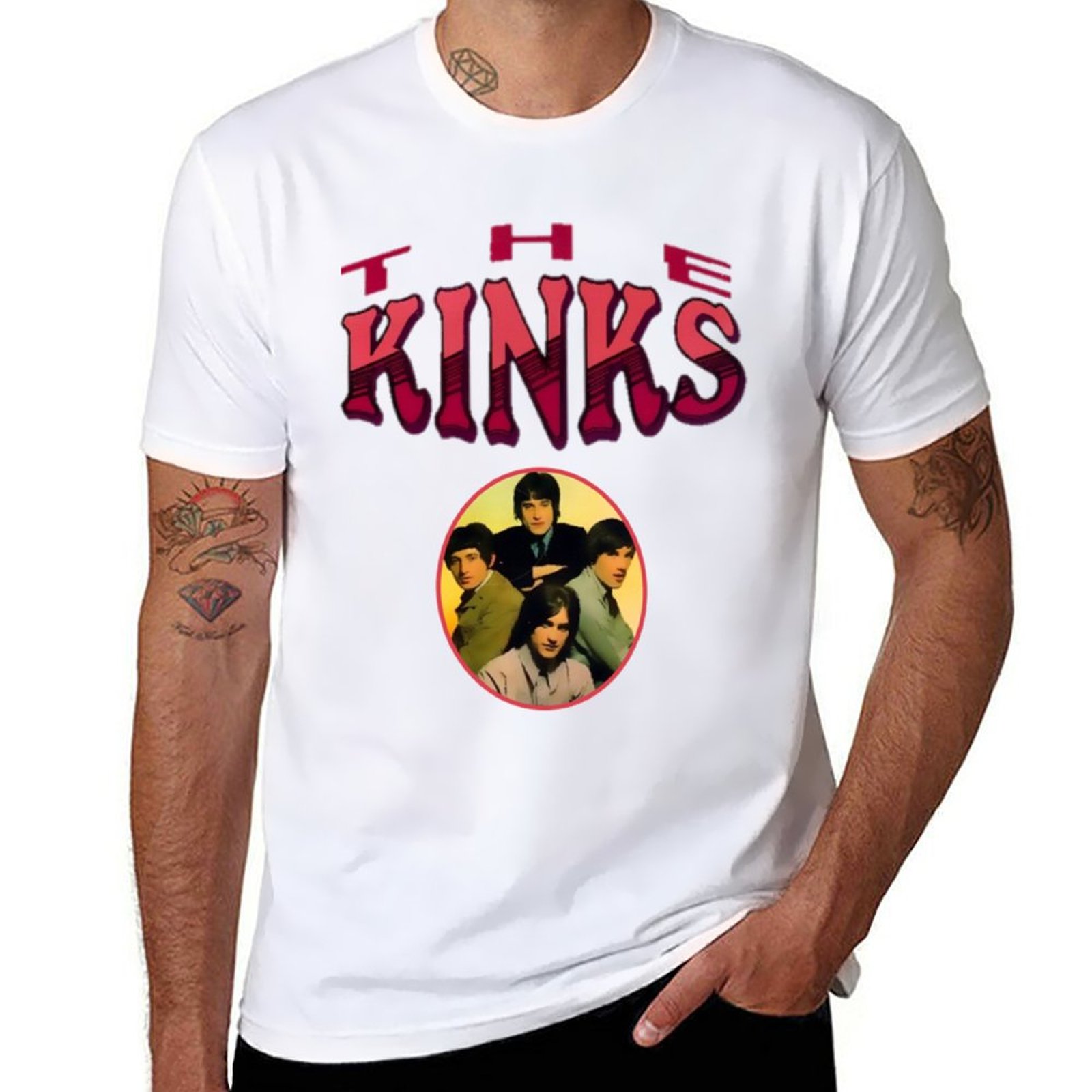 New Rock The Kinks Band Main Members Shirt