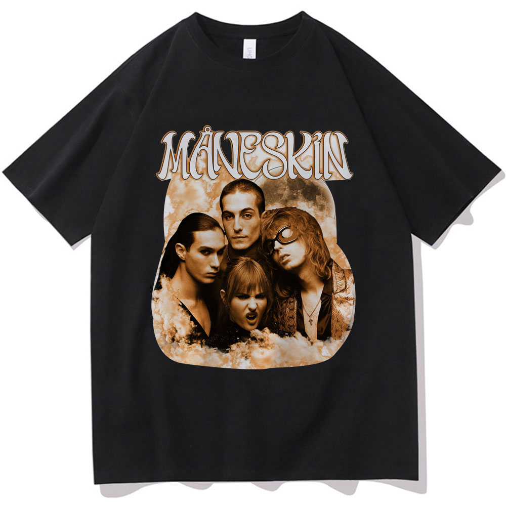 Italian Rock Band Maneskin Vintage Shirt Men Women Shirt Shirt Men Women Casual Shirt
