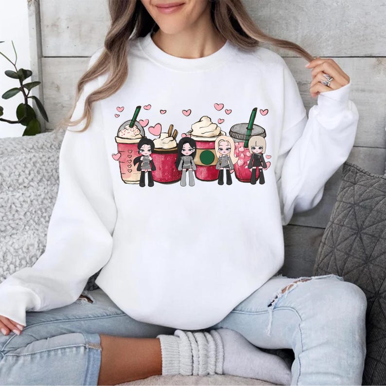 Aespa Coffee Sweatshirt Aespa Whiplash Album Shirt