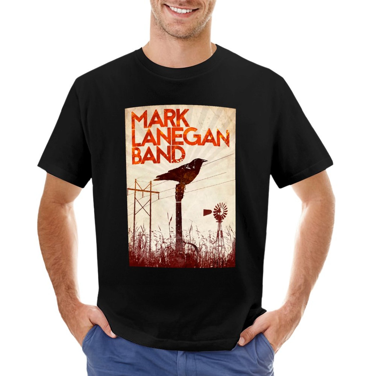 Men Women Male Screaming Rock Trees Band Awesome Music Fan Shirt