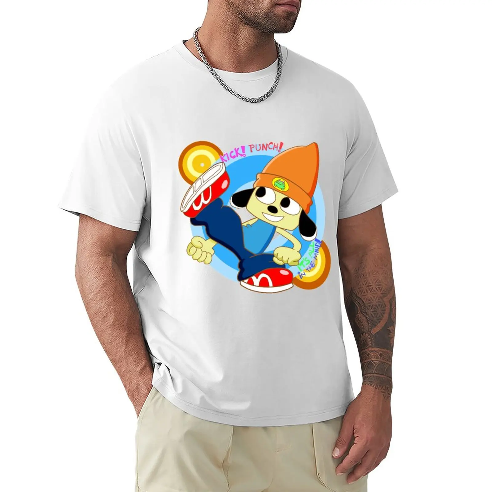 Sheruniverse Kick Punch Master (Parappa The Rapper) Shirt Funnys Customs Shirt Men
