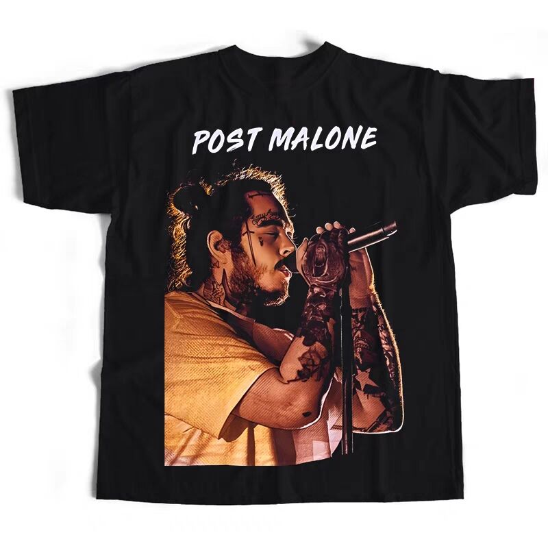 Sheruniverse Post Malone Rapperluxury Shirt Oversize Clothes Dark Aesthetic Men Gothic Summer Shirt Tops