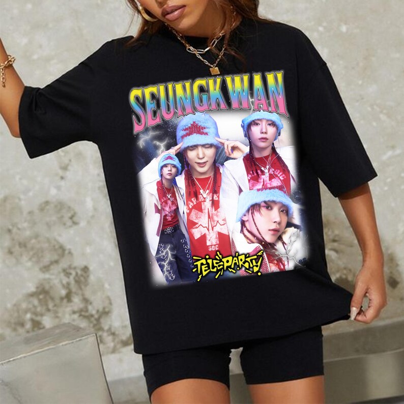 Retro Seungkwan Sevenshirtn Graphic Shirt Bss Teleparty Shirt