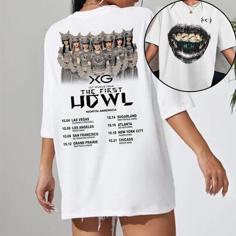 Xg The First Howl World Tour Shirt Xg Woke Up Shirt Xtraordinary Girls Shirt