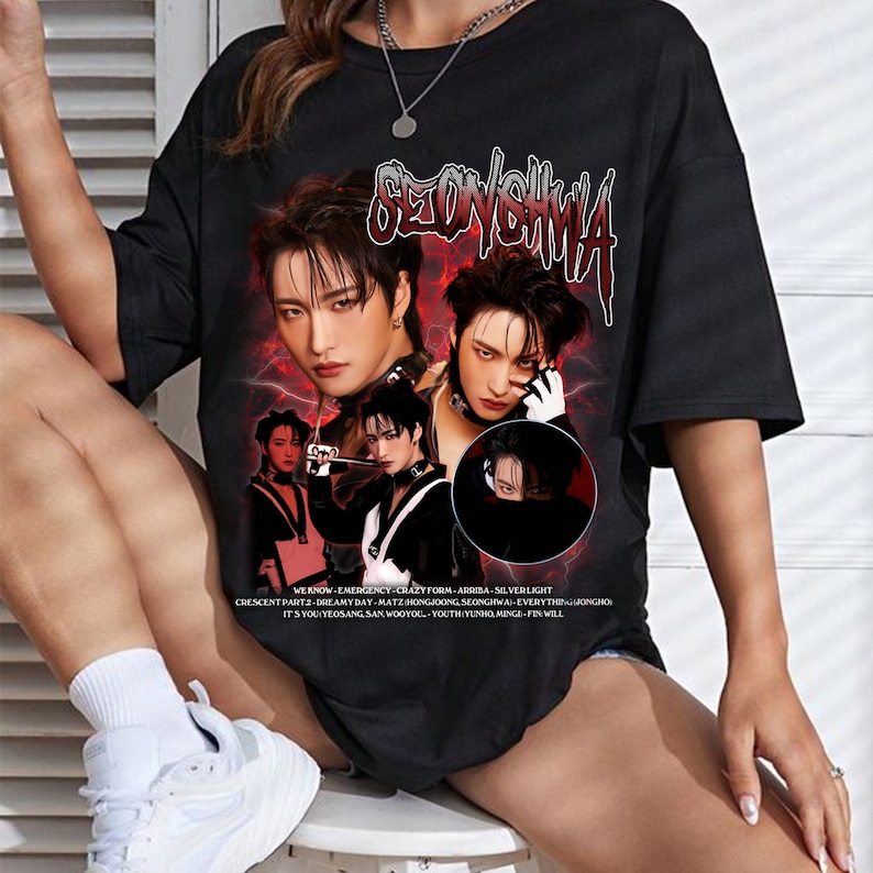 Vintage Seonghwa Ashirtz Shirt Ashirtz The World Epfin Will Album Shirt Ashirtz Will Shirt