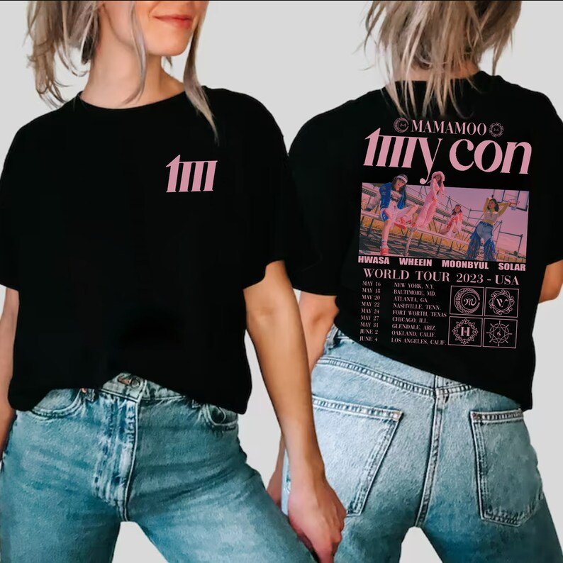 Mamamoo My Con Tour 2025 Shirt Mamamoo My Con Tour Shirt Kpop Tour Shirt