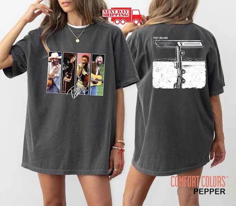 Vintage Post Malone Shirt Malone Rap Music Shirt F1 Trillion Tour Shirt