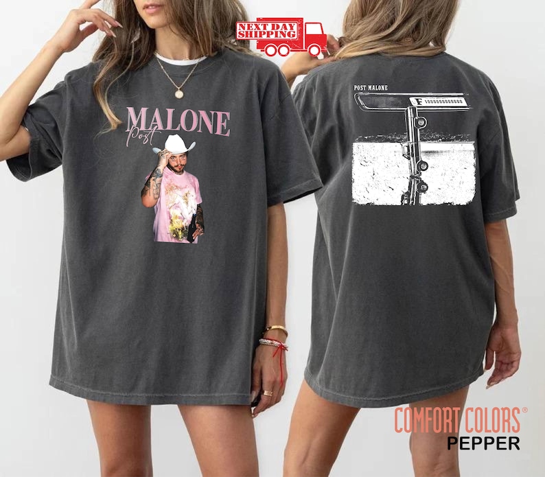 Vintage Post Malone Shirt Malone Rap Music Shirt F1 Trillion Tour Shirt
