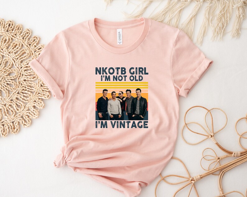 Nkotb Girl Shirt Vintage Girls Shirt New Kids On The Block Shirt