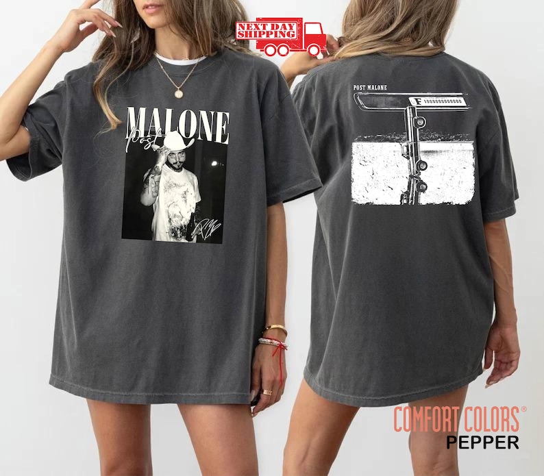 Vintage Post Malone Shirt Malone Rap Music Shirt F1 Trillion Tour Shirt