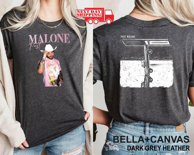 Vintage Post Malone Shirt Malone Rap Music Shirt Post Malone F1 Trillion Tour Shirt