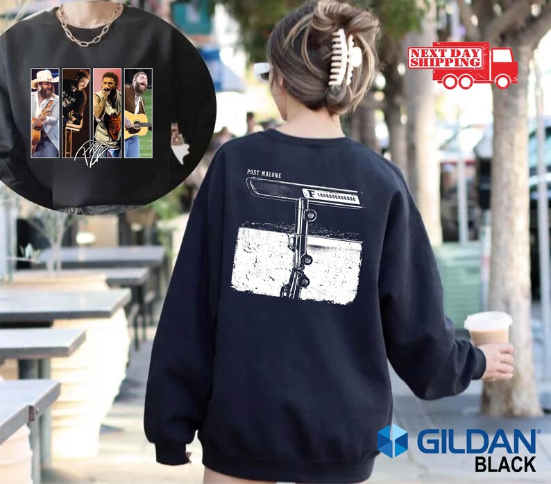 Vintage Post Malone Shirt Malone Rap Music Shirt Post Malone F1 Trillion Tour Shirt