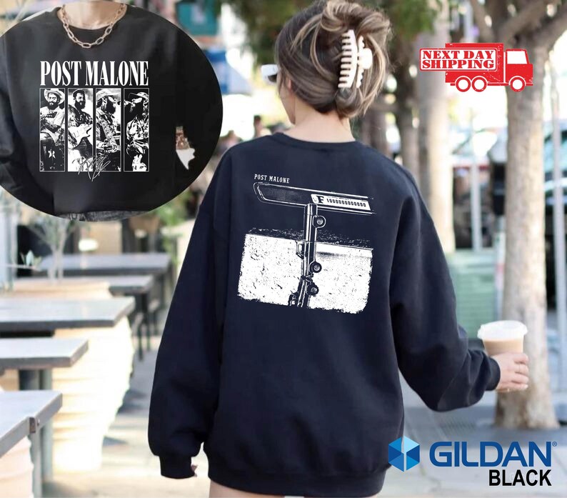 Vintage Post Malone Shirt Malone Rap Music Shirt Post Malone F1 Trillion Tour Shirt