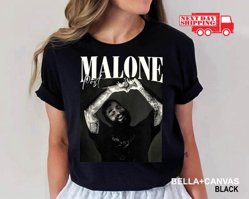 Vintage Post Malone Shirt Malone Rap Music Shirt Post Malone F1 Trillion Tour Shirt