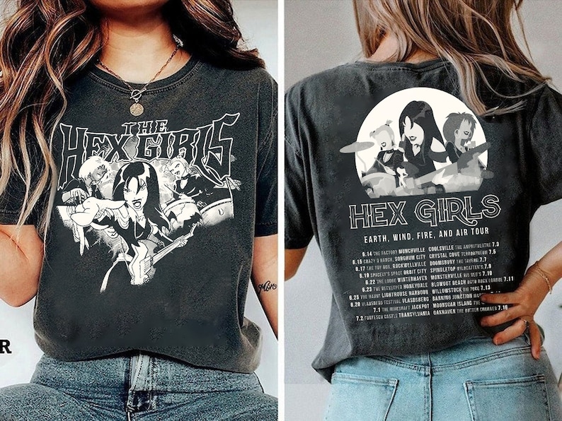 The Hex Girls Rock Band Music Shirt The Hex Girls Music Concert 2025 Shirt