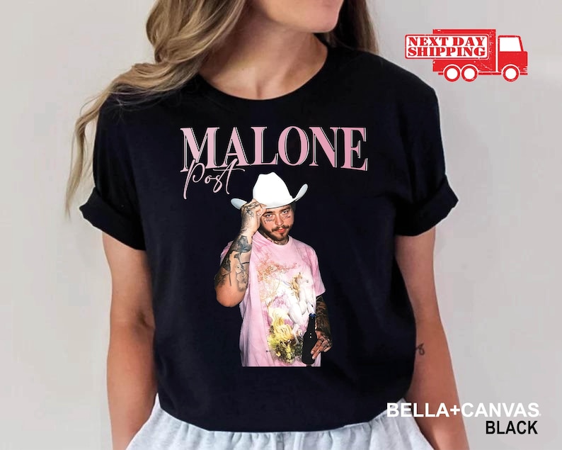 Vintage Post Malone Shirt Malone Rap Music Shirt Post Malone F1 Trillion Tour Shirt
