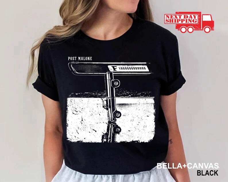 Vintage Post Malone Shirt Malone Rap Music Shirt Post Malone F1 Trillion Tour Shirt