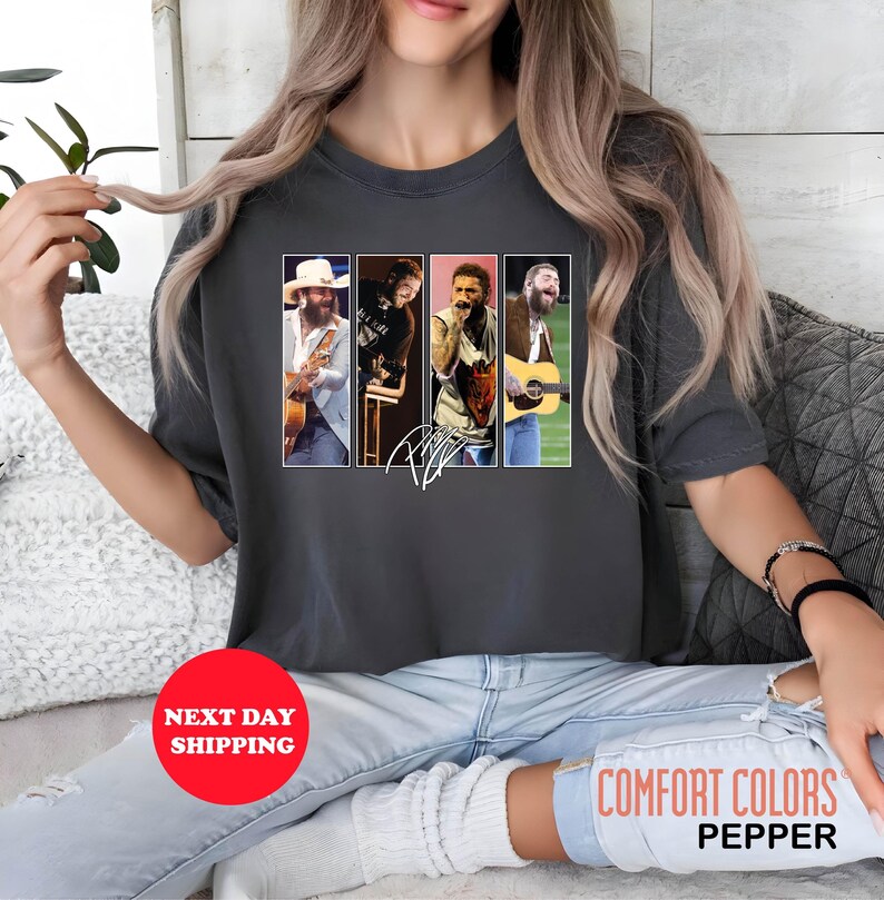 Vintage Post Malone Shirt Malone Rap Music Shirt F1 Trillion Tour Shirt