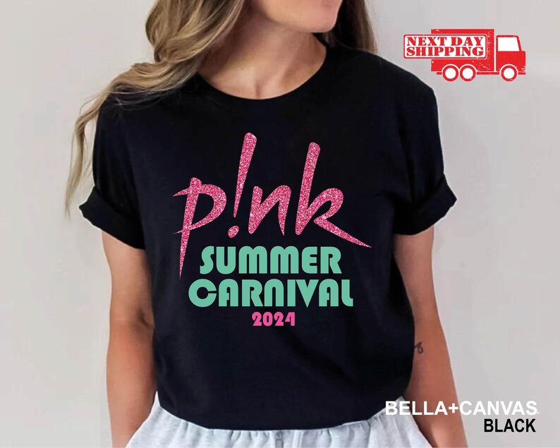 Pink Summer Carnival Shirt 2025 Trustfall Album Shirt