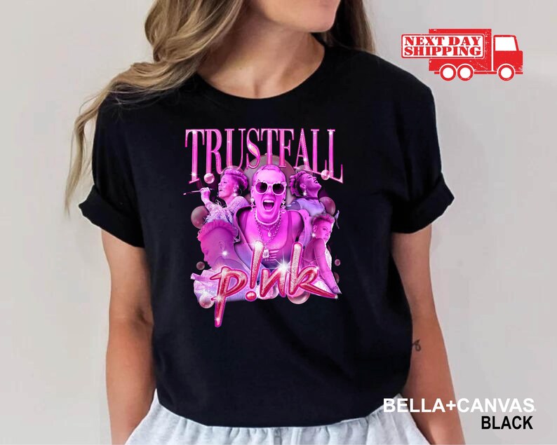 Pink Summer Carnival Shirt 2025 Trustfall Album Shirt