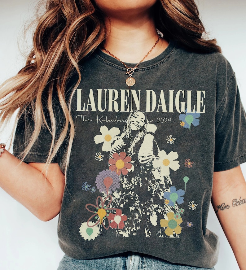 Vintage Lauren Daigle Graphic Shirt Lauren Daigle The Kaleidoscope Tour 2025 Shirt