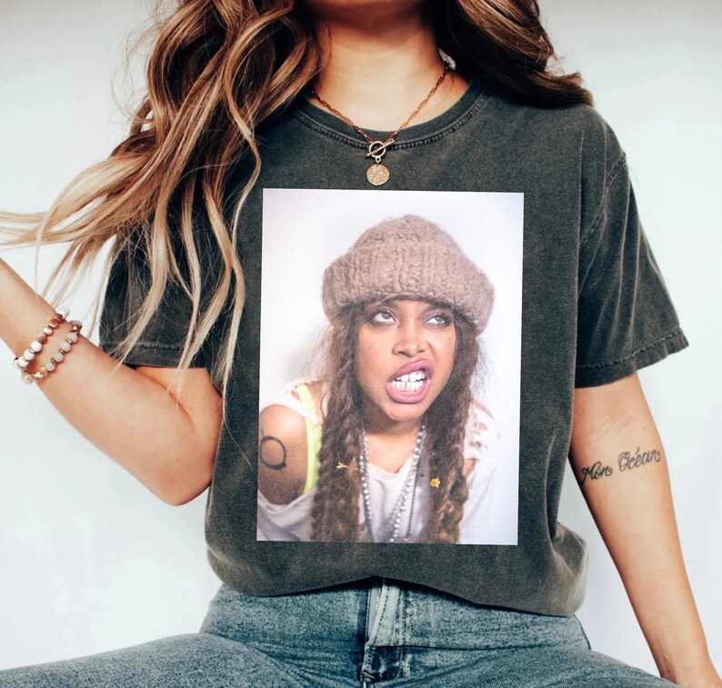 90S Erykah Badu Graphic Shirt Erykah Badu Vintage Heavy Sweashirt