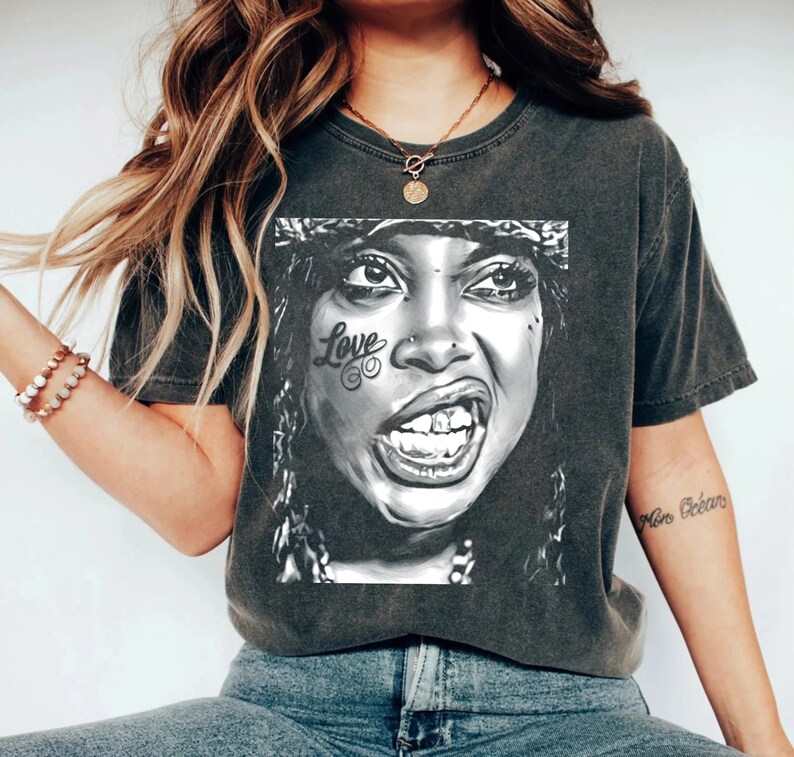 Erykah Badu Shirt Design Music Retro 90S Vintage Design Erykah Badu Vintage Shirt
