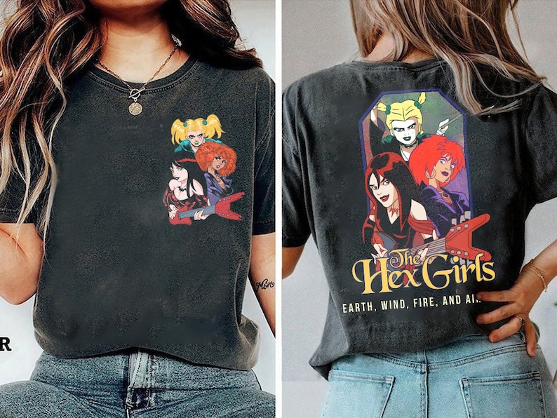 The Hex Girls Shirt Tour Rock Band Sweashirt Classic Vintage Shirt The Hex Girls Rock Band Music Shirt