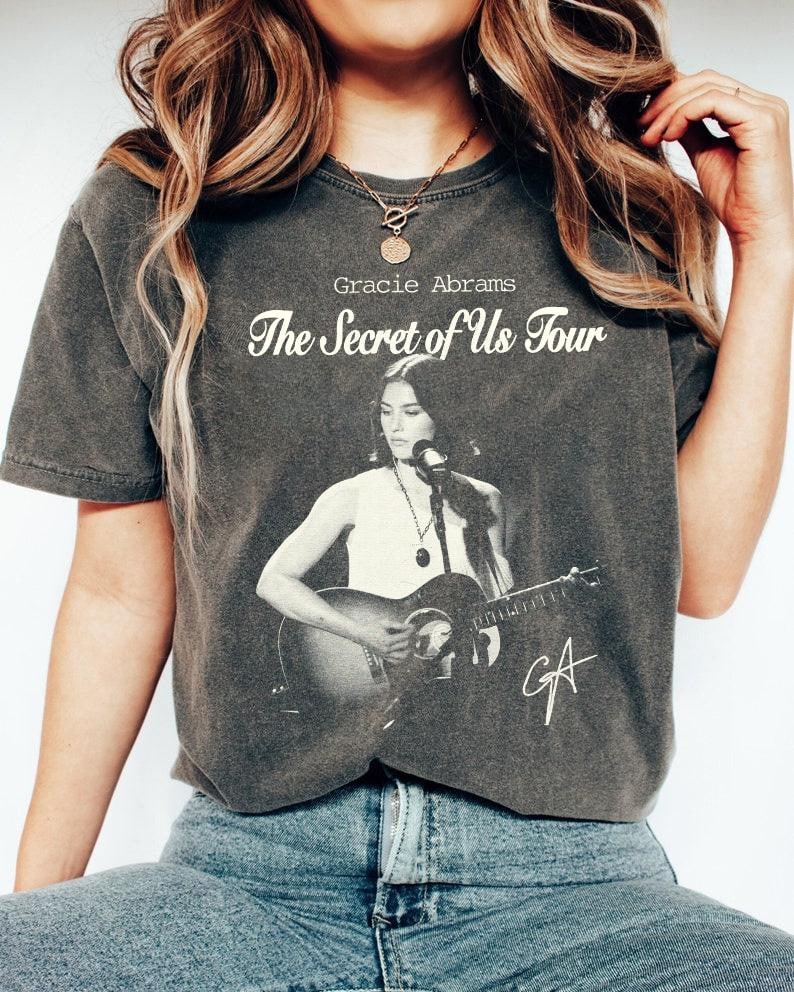 Retro Gracie Abrams Shirt The Secret Of Us Tour 2025 Shirt Gracie Abrams Album Shirt