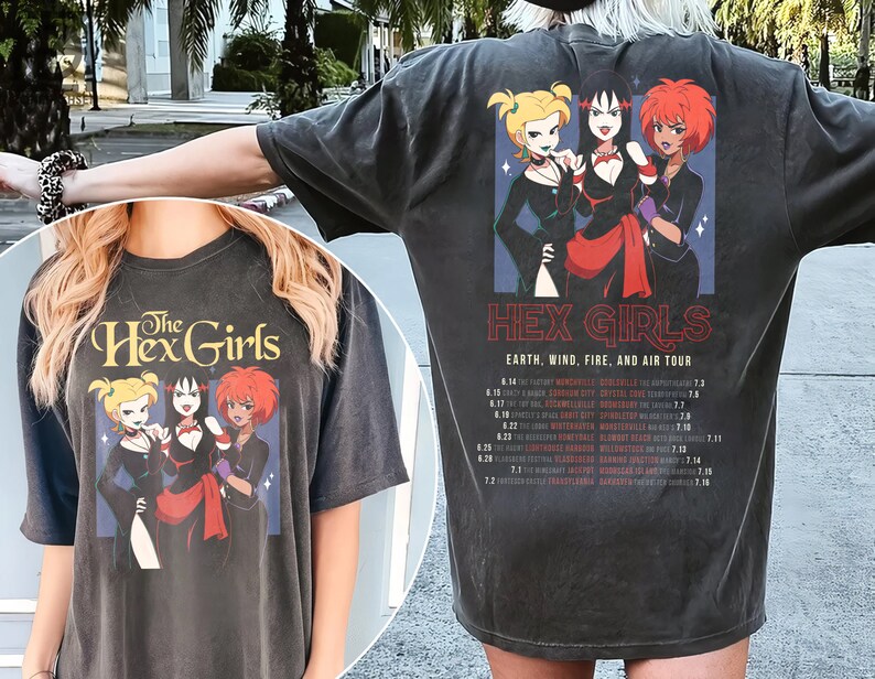 The Hex Girls Rock Band Music Shirt The Hex Girls Shirt Tour Rock Band Sweashirt Classic Vintage Shirt