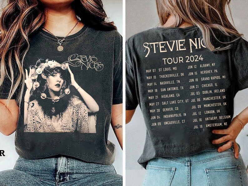 Rock Band Stevie Nicks Shirt Stevie Nicks On Tour Shirt
