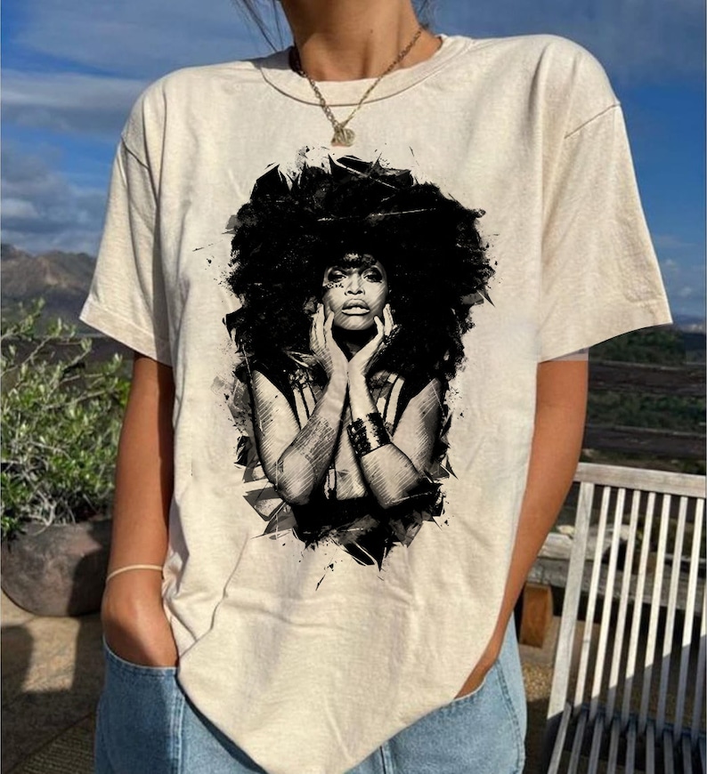 Retro 90S Erykah Badu Shirt Erykah Badu American Singer Erykah Badu Bootle Rap Shirt