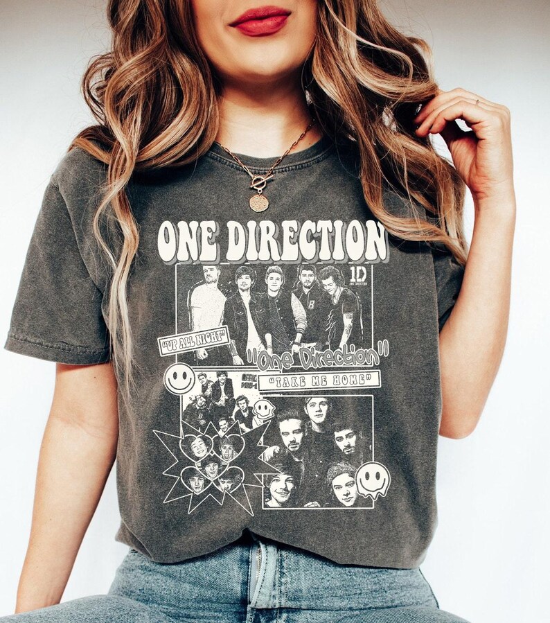 One Direction Band Shirt 1D World Tour Shirt One Direction Album Shirt
