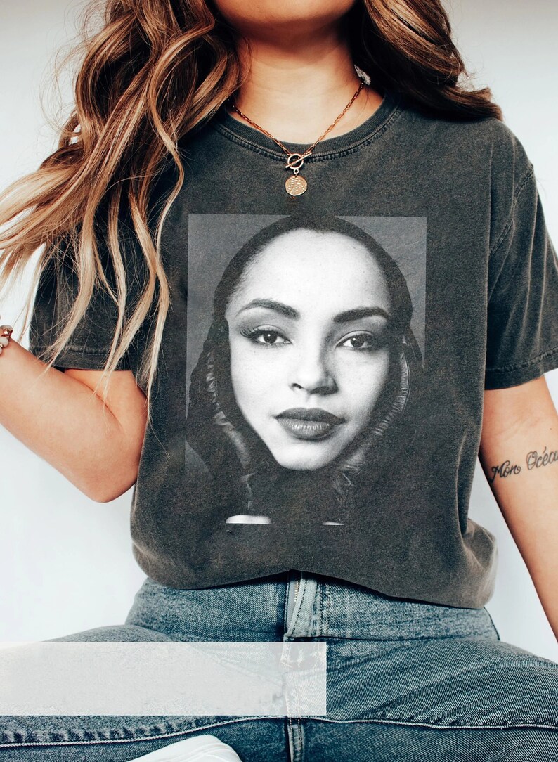 Sade Adu Shirt - Graphic Sade Adu Shirt, Sade Merch, Style, Gift For Fan