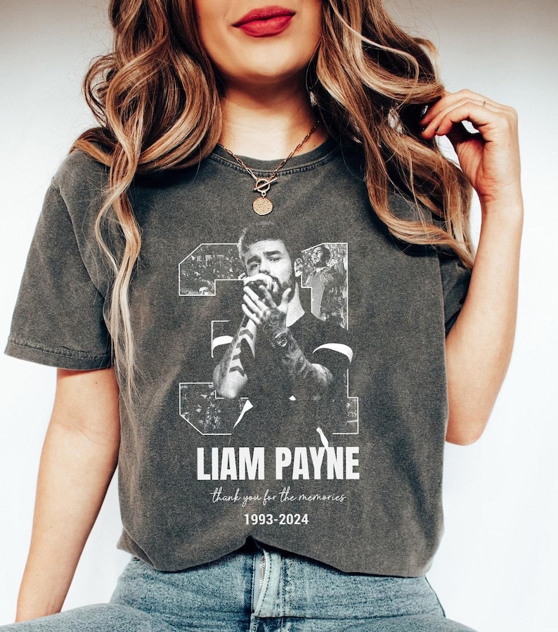 Vintage Liam Payne Tribute Shirt Thank You For The Memories Liam Payne Shirt