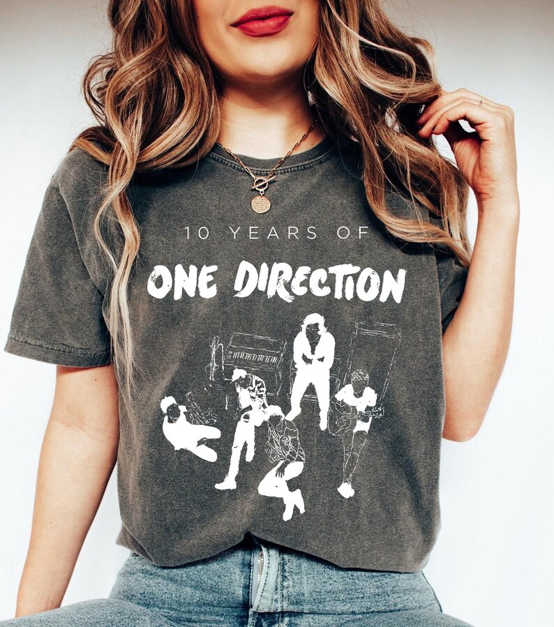90S One Direction Band Shirt Heavy Metal One Direction Shirt