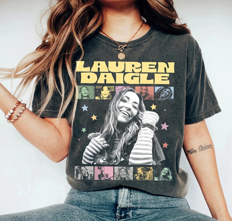 Lauren Daigle Concert 2025 Retro Style The Kaleidoscope Tour 2025 Shirt