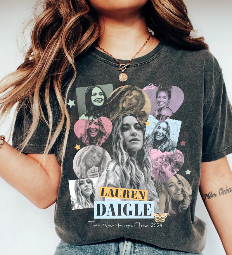 Retro Lauren Daigle Shirt Lauren Daigle Concert 2025 The Kaleidoscope Tour 2025 Shirt