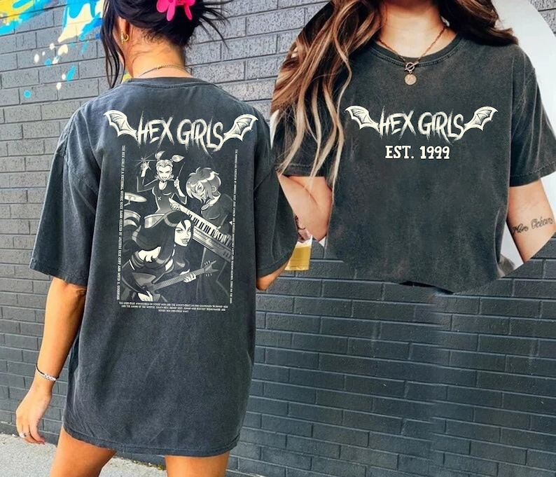 The Hex Girls Rock Band Music 2Sides Shirt Hex Girls 2025 Tour Shirt