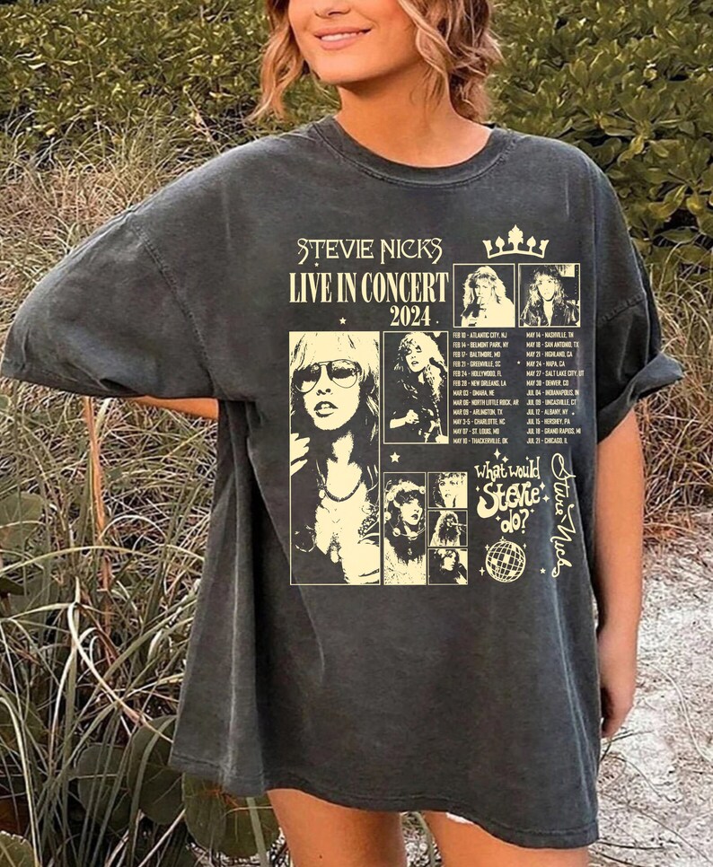 Stevie Nicks 2025 Tour Merch Stevie Nicks Concershirt