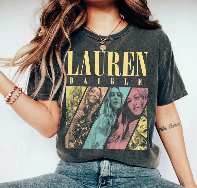 Lau-Ren Music Dai-Gle Graphic Shirt Lau-Ren Funny Shirt Lau-Ren Concert Tour Shirt