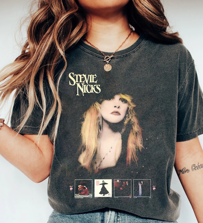 Stevie Nicks Shirt Shirt Vintage Stevie Nicks Live In Concert 2025 Stevie Nicks Merch