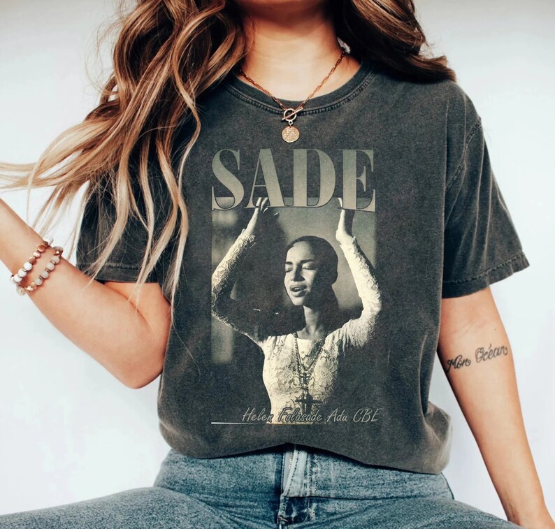 Sade Adu Shirt - Graphic Sade Adu Shirt, Sade Merch, Classic Style, Gift For Sade Fan